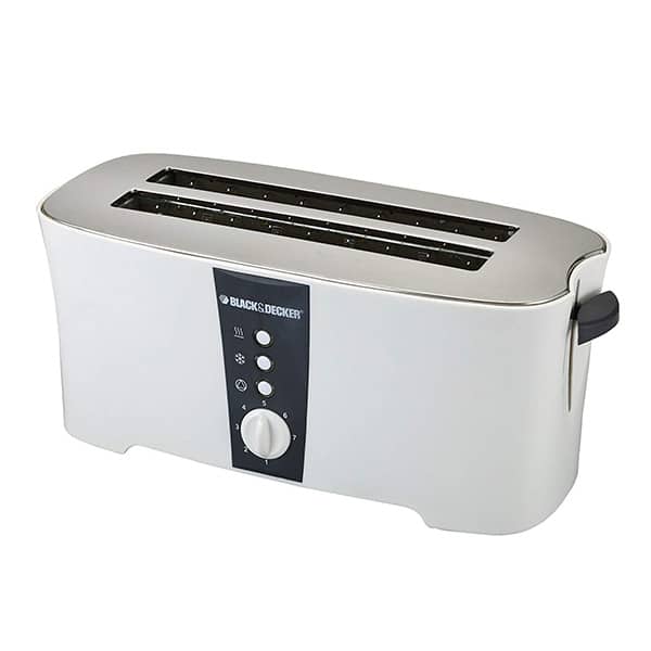 BLACK N DECKER 4-Slice Cool Touch Toaster 1350-Watt ET124