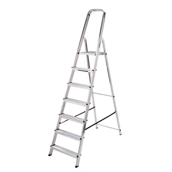 SILOY 7 Steps Stable Ladder (Aluminium Body)