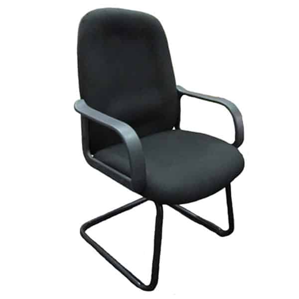 SILOY Furniture - Office Comfort Black Visitor Chair - VT101
