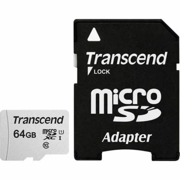 transcend microsd memory card 64gb ts64gusd300s a